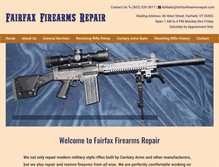 Tablet Screenshot of fairfaxfirearmsrepair.com